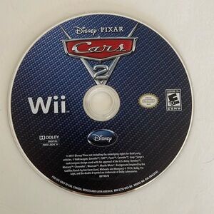 Nintendo Wii 2011 Cars 2 Video Game Without the Storage Case